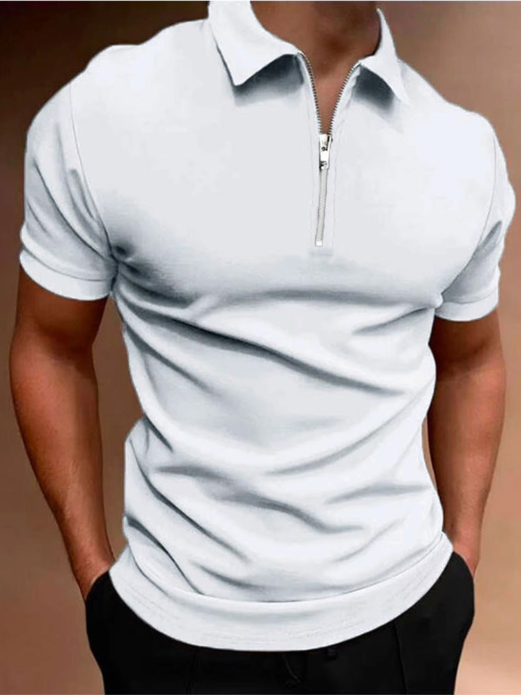 Elegant Polo Collar T-shirt
