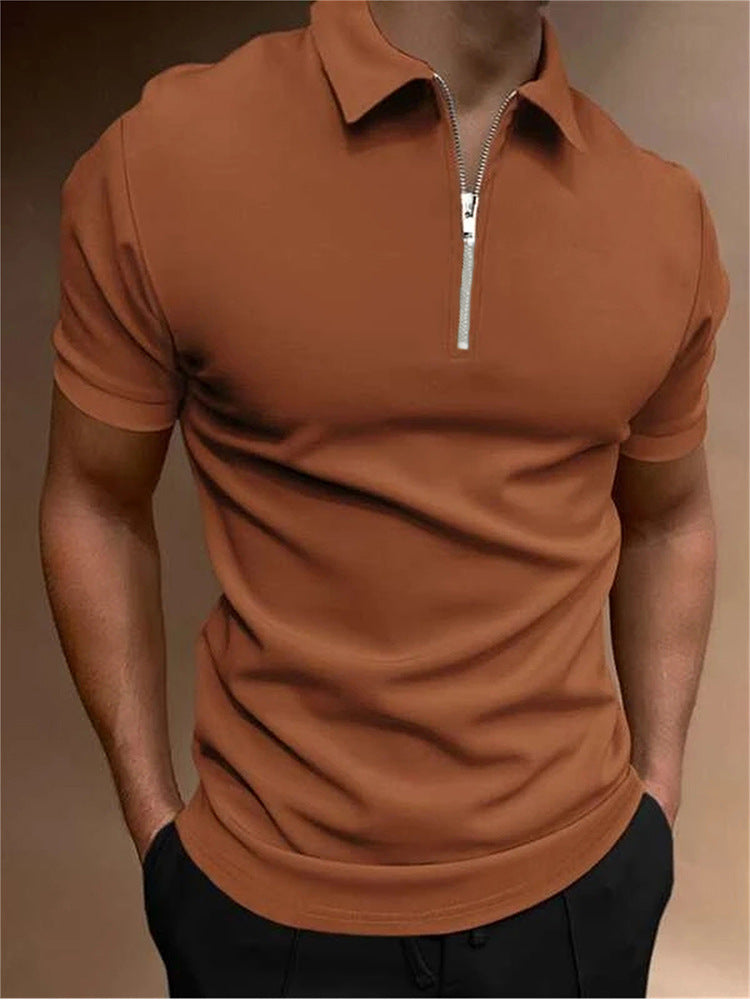 Elegant Polo Collar T-shirt