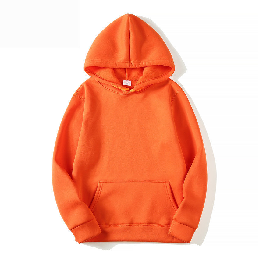 Hooded Long-Sleeve Pocket Pullover Sweater