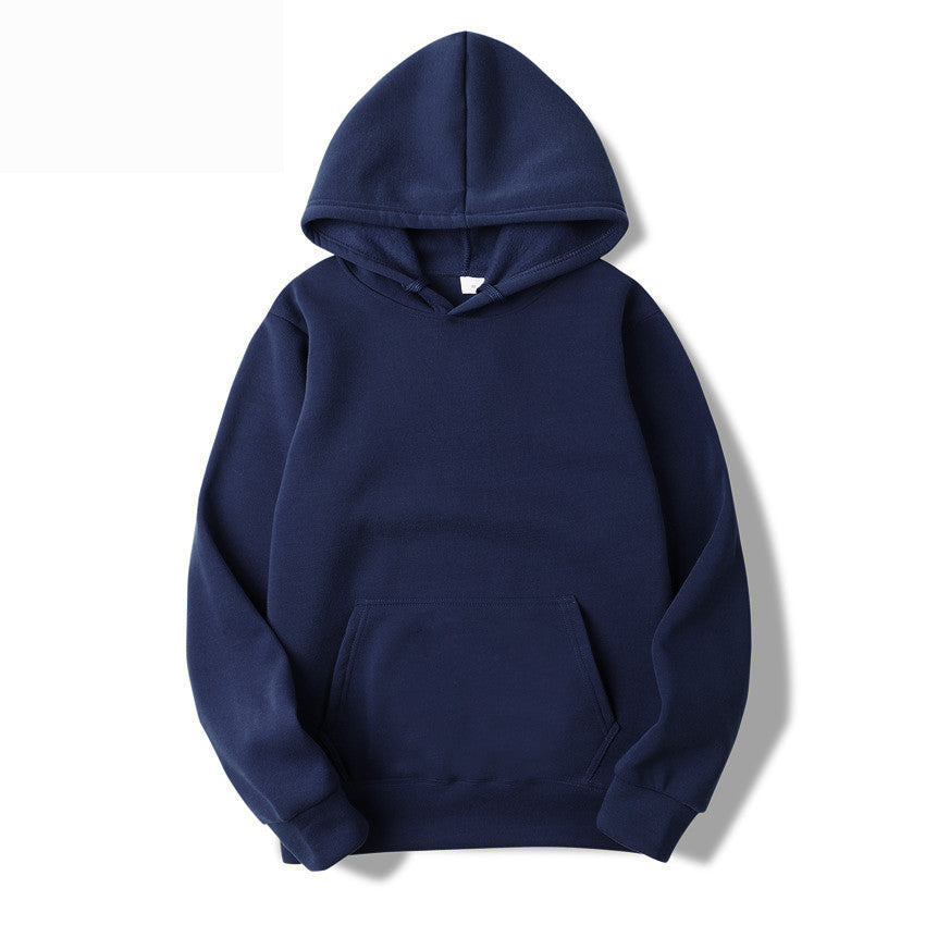 Hooded Long-Sleeve Pocket Pullover Sweater