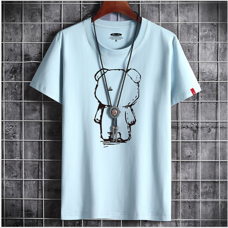 Casual Bear Anime T Shirt