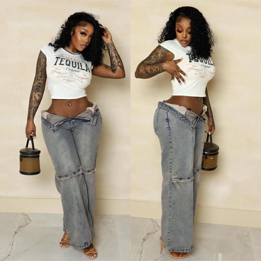 Baggy Wide Leg Vintage Jeans