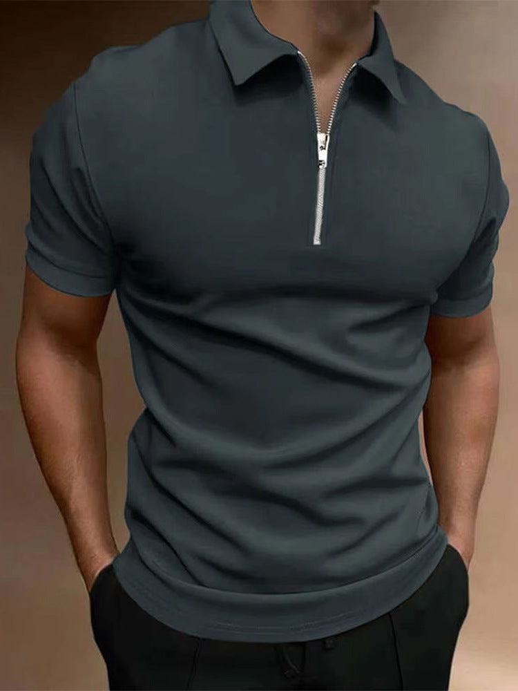Elegant Polo Collar T-shirt