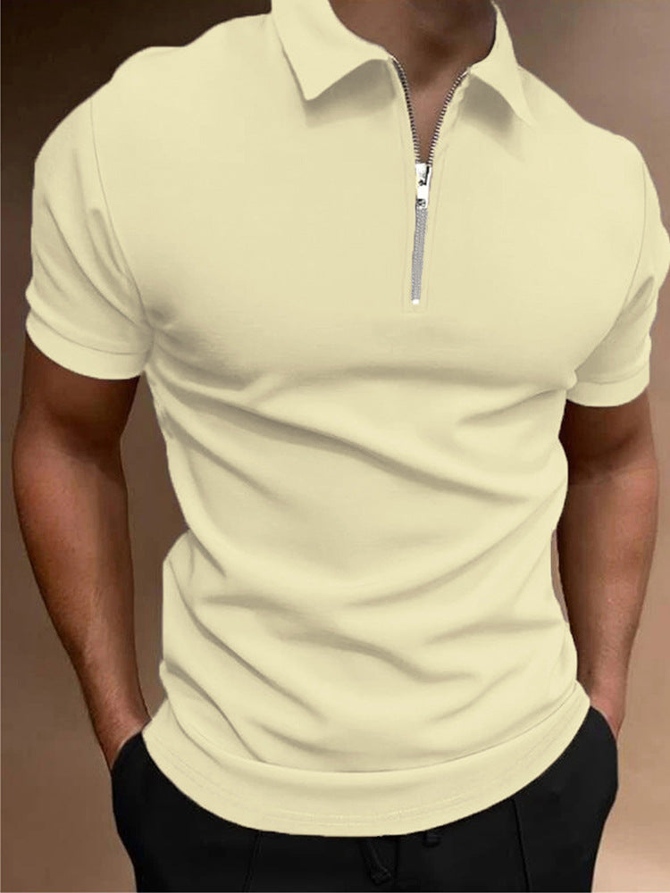 Elegant Polo Collar T-shirt