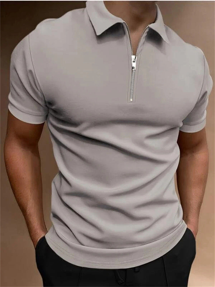 Elegant Polo Collar T-shirt