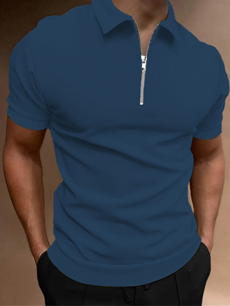 Elegant Polo Collar T-shirt