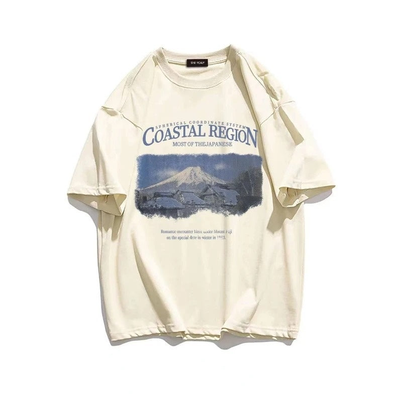Snow Mountain Cotton T-Shirt
