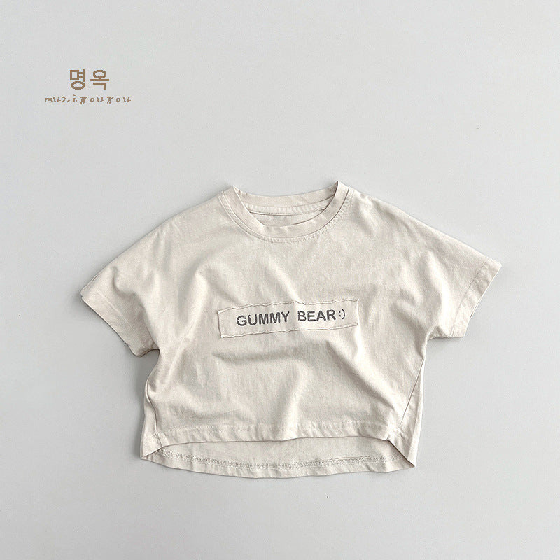 Short-sleeved Loose Casual Tops