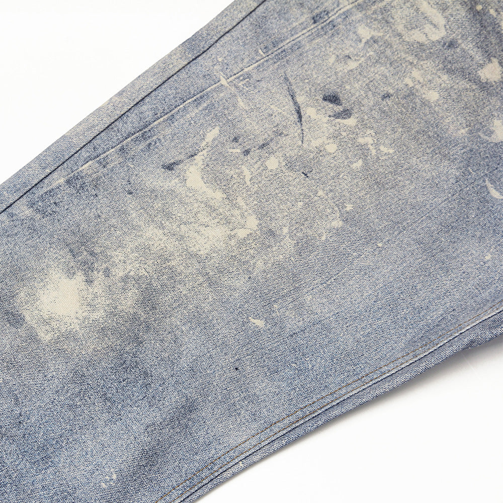Personalized Paint Style Loose Jeans