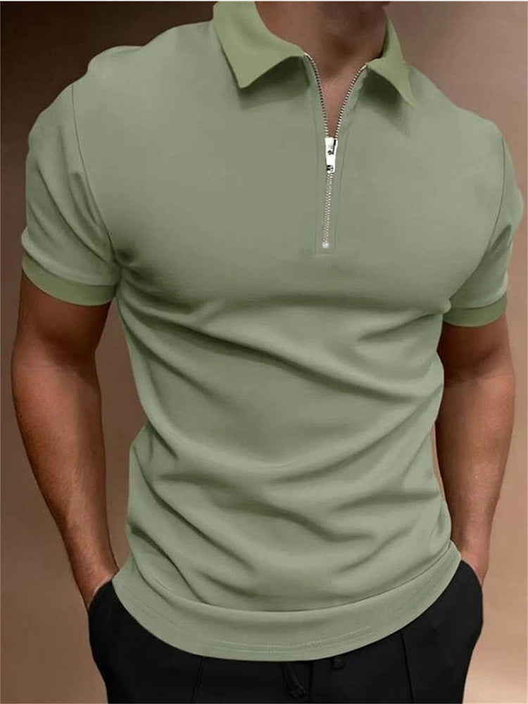 Elegant Polo Collar T-shirt