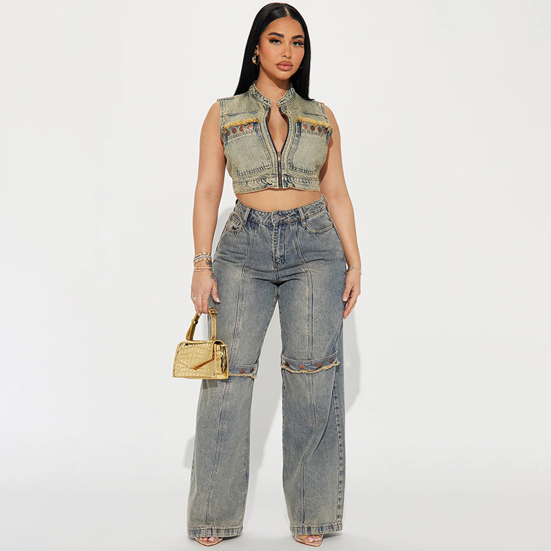 Baggy Wide Leg Vintage Jeans