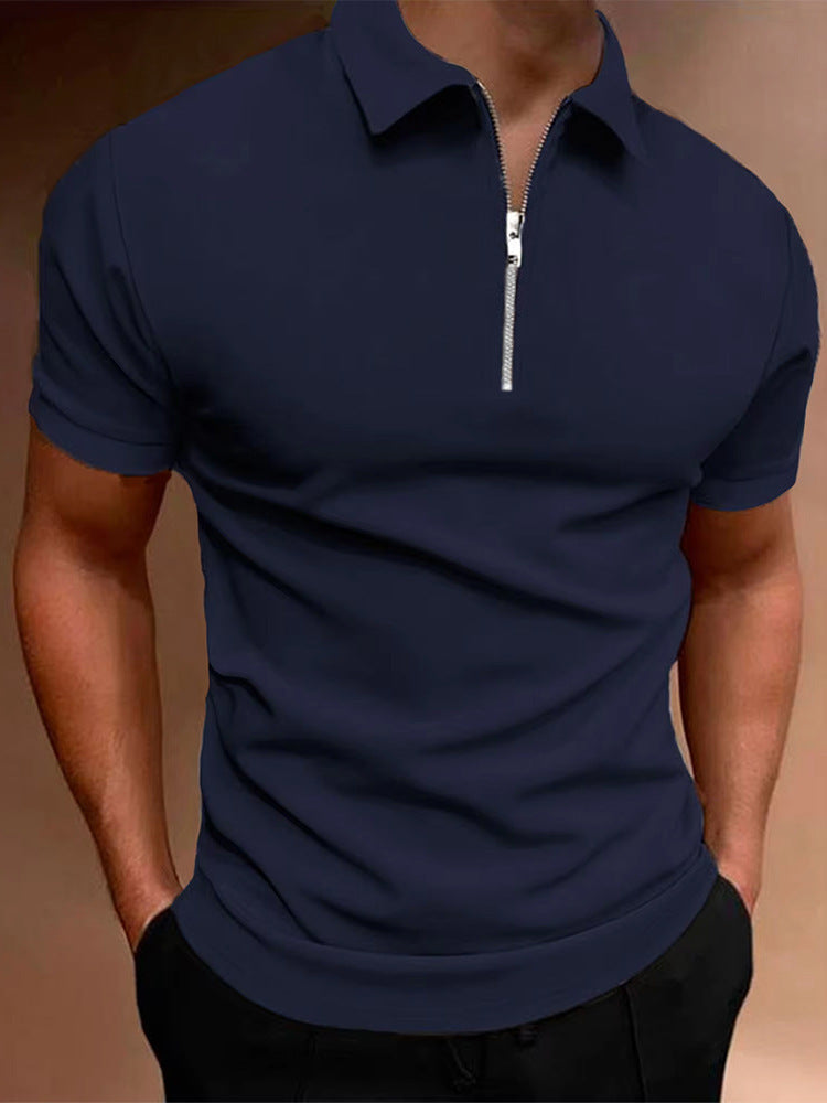 Elegant Polo Collar T-shirt