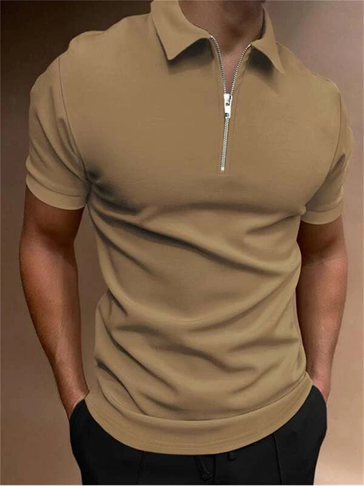 Elegant Polo Collar T-shirt