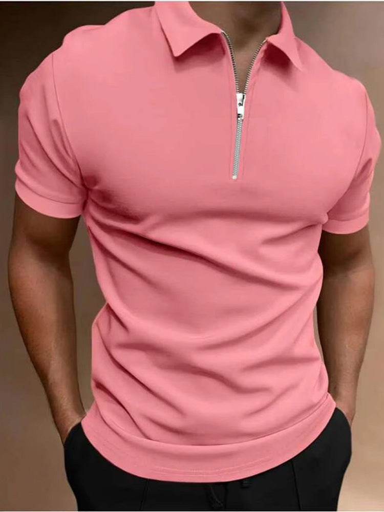 Elegant Polo Collar T-shirt