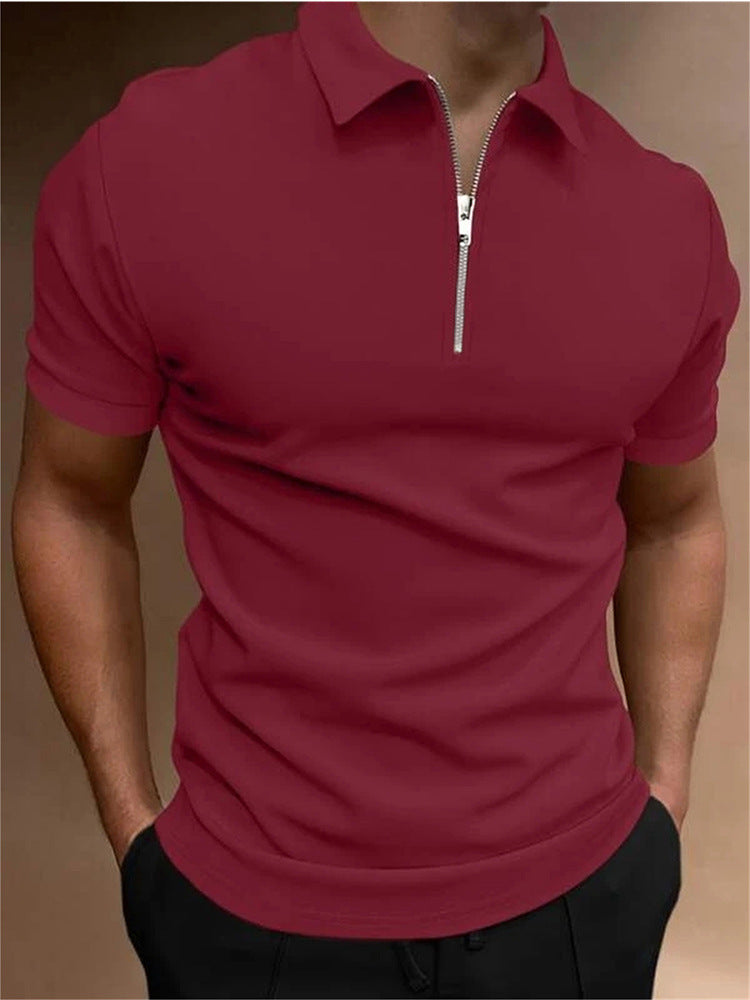Elegant Polo Collar T-shirt